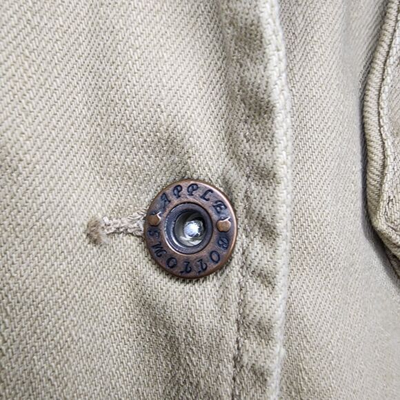 Vintage Apple Bottoms Denim Jacket Y2K Military Button Pockets Womens Medium - Picture 6 of 16